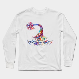 Neuron and synapse diagram Long Sleeve T-Shirt